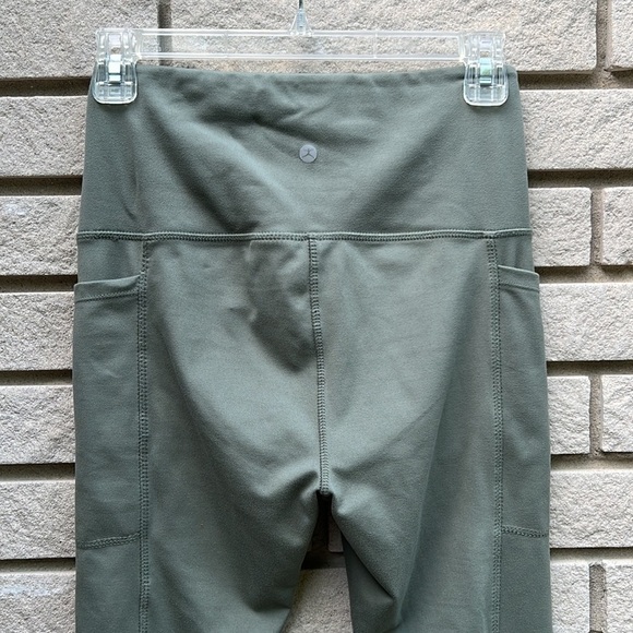 Danskin High Rise, Cropped, Workout Leggings - Sage Green - Size S - Picture 8 of 11